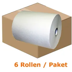 Handtuchrollen JM Metzger 6 Rollen weiß 21 cm x 130 m 6 Rollen/Paket, Außenabwicklung, 2-lagig