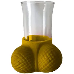 DIABLO PICANTE  GOLDENES SCHNAPSGLAS