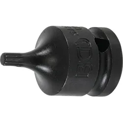 BGS Kraft-Bit-Einsatz Antrieb Innenvierkant 12,5 mm (1/2") Innenvielzahn (für XZN) M5 - 5487-M5