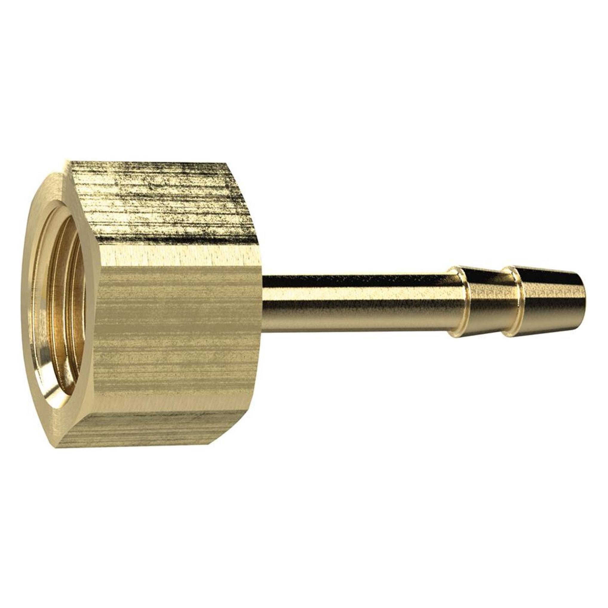 Magni RIEGLER MS239A3806 Aufschraubschlauchtülle für Schlauch LW 6mm, Messing CW614N, SW 19, G 3/8" (4047322490627)