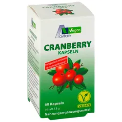 CRANBERRY VEGAN Kapseln 400 mg 60 St