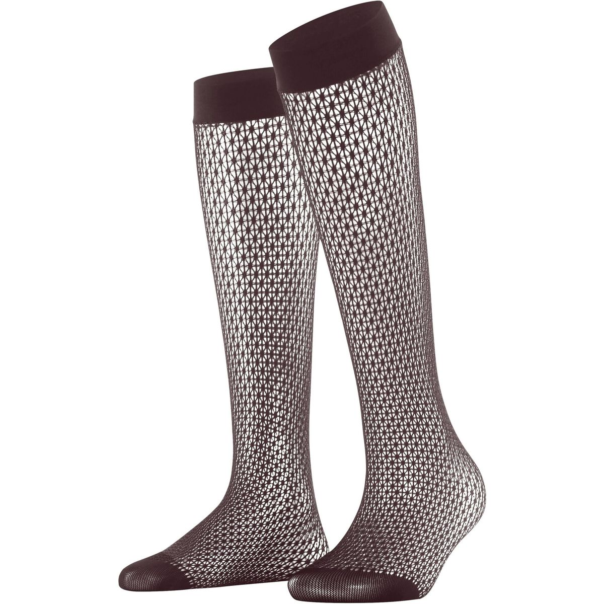 Falke x Kinga Mathe Net Damen Kniestrümpfe barolo (8596) 35-38 44643-8596-35-38