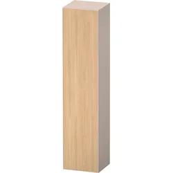 Duravit Zencha Hochschrank, 400x360x1760 mm, eine Tür, Anschlag links, ZE1352L30830000, Farbe: Front: Eiche Natur/Korpus: Taupe supermatt