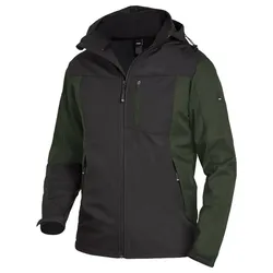 Softshelljacke "JANNIK" - 3XL - olive/schwarz