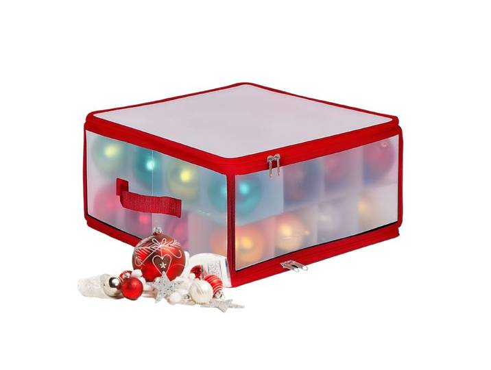 Relaxdays Weihnachtskugel Aufbewahrungsbox