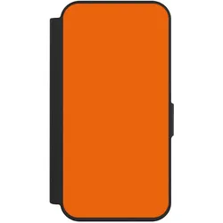 Nivocase Klapphülle für Apple iPhone 15 Pro Handyhülle aus Kunst Leder NIVOflip schwarz Farbe einfarbig (Apple iPhone 15 Pro), Smartphone Hülle, Schwarz