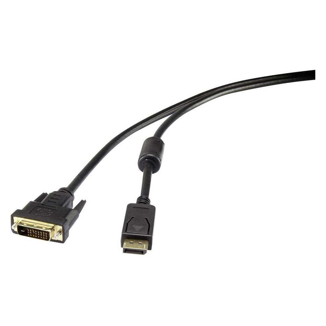 Renkforce DisplayPort auf DVI-Kabel 0.5 m (0.50 m) (RF-3301148)