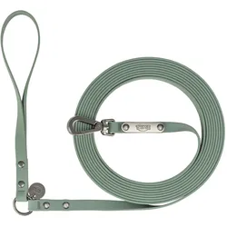 Trixie Hondenriem Sleeplijn Citystyle Pvc Salie - 10 Mtr (Hund, Spazieren), Halsband + Leine