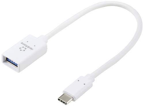 Renkforce USB-C Adapter [1x USB-C 5Gbps - 1x USB 3.2 Gen 1 Buchse A (USB 3.0)] 0.20m verdrillte Paare