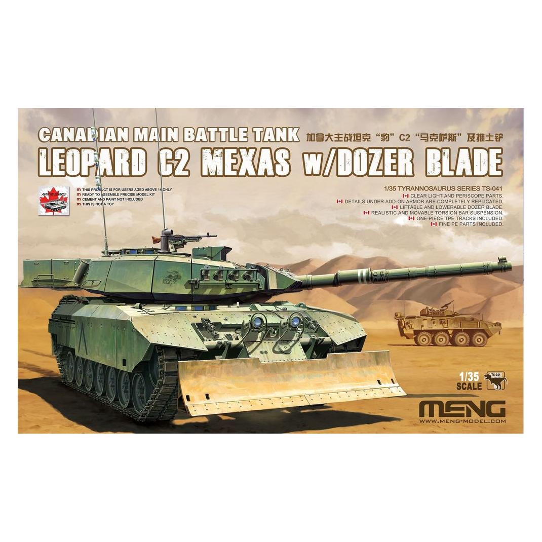 Meng-Model Canadian Main Battle Tank Leopard C2 MEXAS w/Dozer Blade (TS-041)