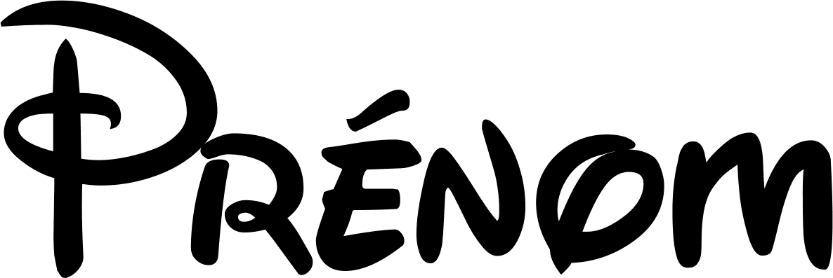 Ambiance-sticker Sticker Prénom Personnalisable Calligraphie chic