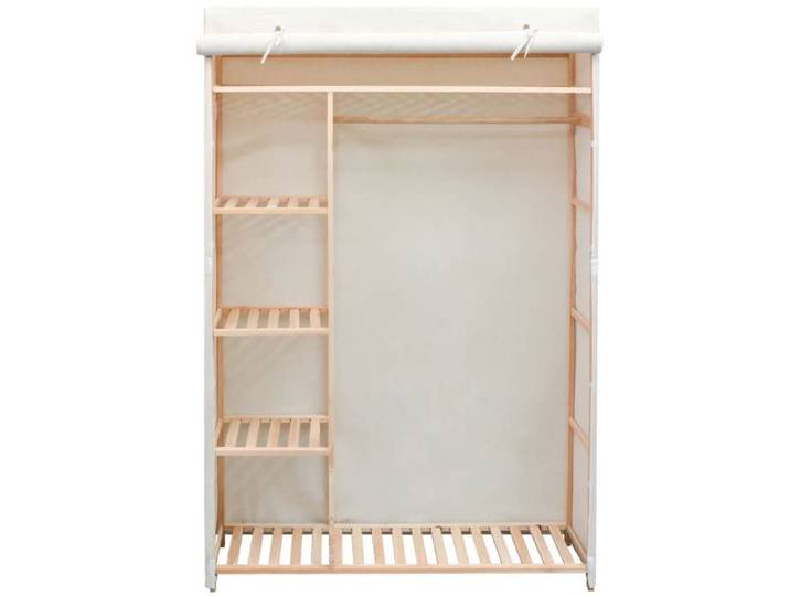 Armoire de chambre - VIDAXL - GKK - Bois massif - 110x40x170 cm - Blanc