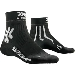 X-SOCKS Run Speed Two 4.0 Laufsocken Damen B002 - opal black/arctic white 41-42