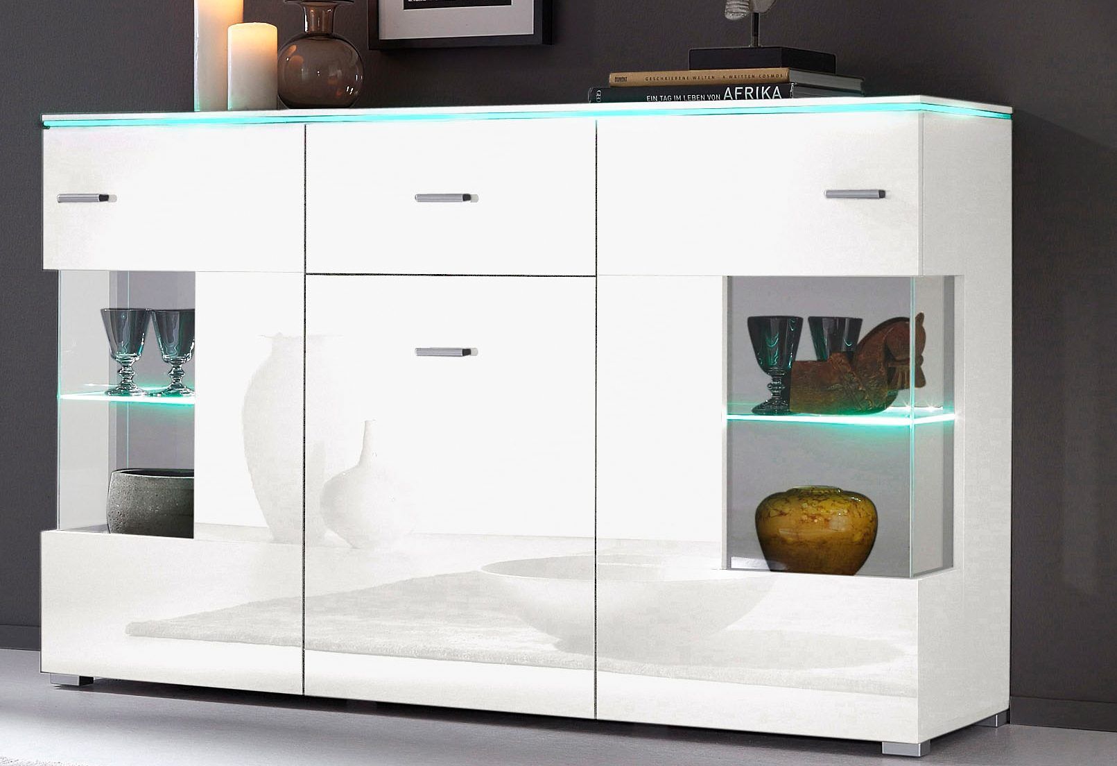 Sideboard HÖLTKEMEYER "Happy", weiss (weiß), Sideboards, Sideboard, Breite 150 cm weiß Einheitsgröße