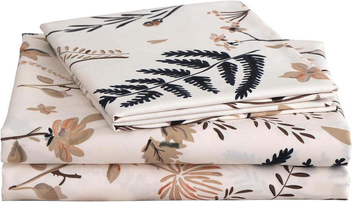 Beddengoed set met bloemenprint in meerdere kleuren voor de slaapkamer