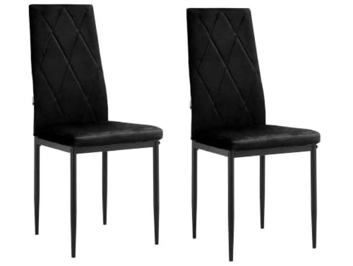 Melly Esszimmerstuhl 2er Set in schwarz
