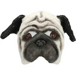 Boland Mops Halbmaske aus Plüsch