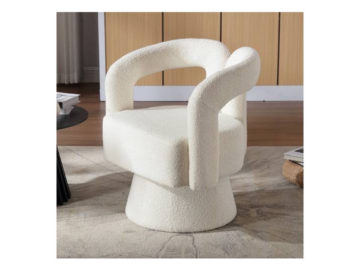 STILVORA Relaxsessel Akzentstühle um 360° drehbar,Sessel mit breit Polsterung,Stoffsessel