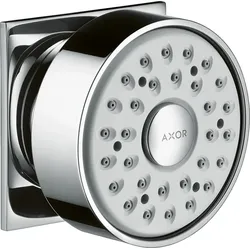 hansgrohe Seitenbrause 1 jet Rosette eckig, 28469000, Farbe: Chrom