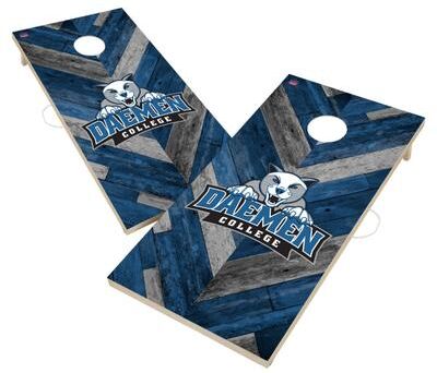 Skip's Garage Daemen College Wildcats Cornhole Board Set
