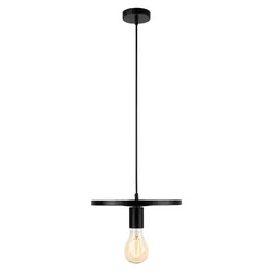 Hängeleuchte Pendelleuchte Wohnzimmerlampe Schwarz Metall H 150 cm