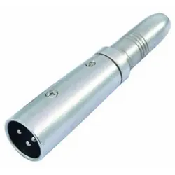 Adapter Audio Klinken Buchse mono XLR Stecker