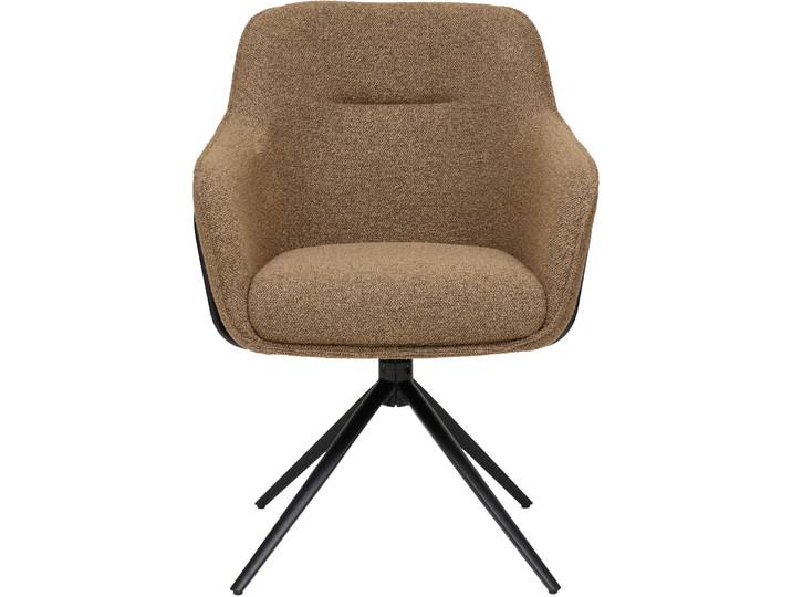 Armlehnstuhl Yuma braun Polyester