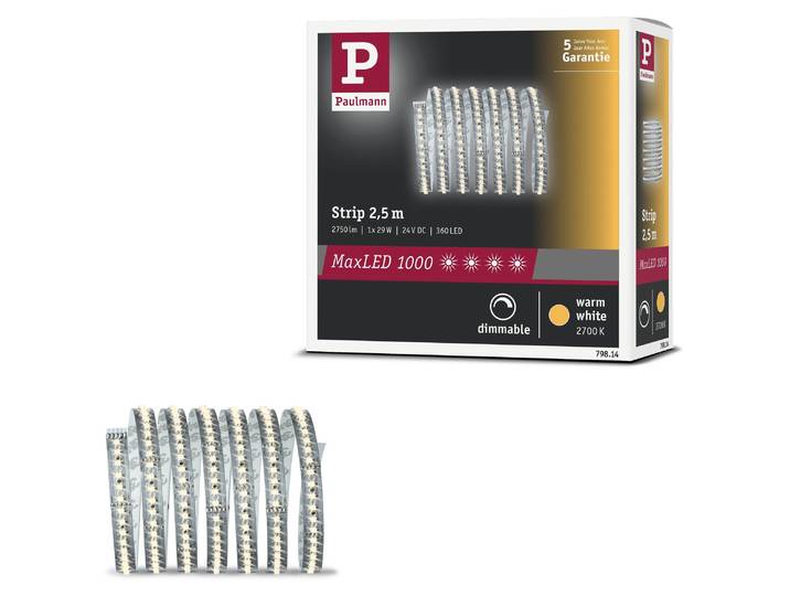 Paulmann MaxLED 1000 LED Strip Warmweiß Erweiterung