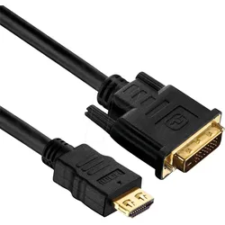 PURE PI3000-035 - Kabel HDMI-A   DVI-D 24+1 Single Link, 2K, 3,5 m