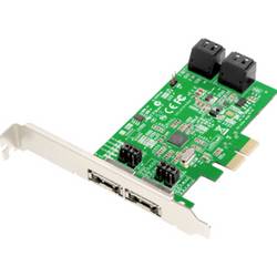 Dawicontrol DC-624E RAID RAID Controller PCIe inkl. Low-Profile Slotblech, Boot-fähig, RAID-fähig DC-624E RAID BLISTER