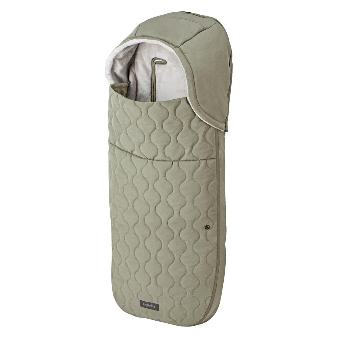 Inglesina A099T1UBE Fusssack - Universeller Winterfusssack für Kinderwagen - 44 x 92 cm - Beige (73988721)
