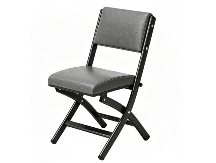 FCZVWPR Moderner Esszimmerstuhl, Klappbarer Schreibtischstuhl Tragbarer, Faltbarer Konferenzstuhl, For Pub, Kaffee, Zuhause, Esszimmer, Kücheninsel(Gray)