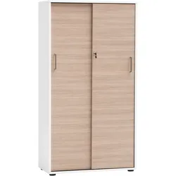 Tchibo - Aktenschrank »Metz« - 80,1x38,2x150cm - silber -