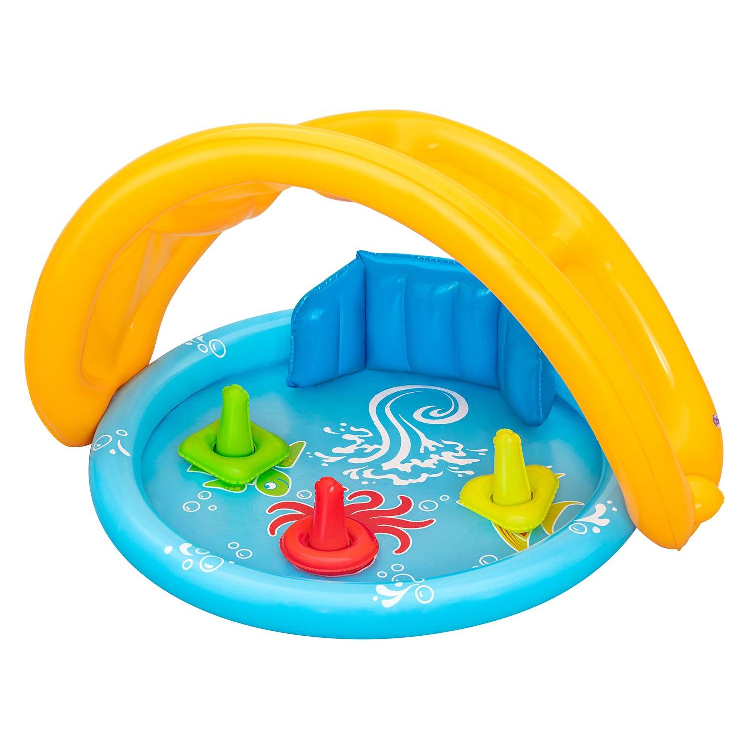 Bestway Pool mit Dach, Rückenlehne und Sortierer (115 x 89 x 76 cm) (52568_25)