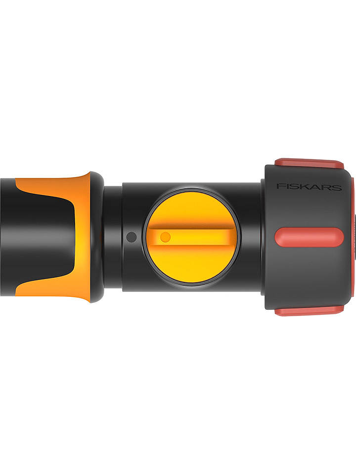 Fiskars Schlauchanschluss "QuickHoseConn" in Schwarz/ Orange - onesize