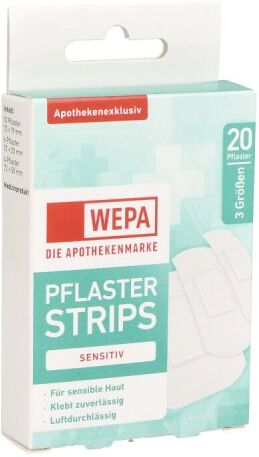 Wepa Pflasterstrips sensitiv 3 Grössen 20stk