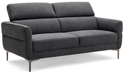 Costway 72.5 Inch Modern Fabric Loveseat Sofa Couch with Adjustable Headrest