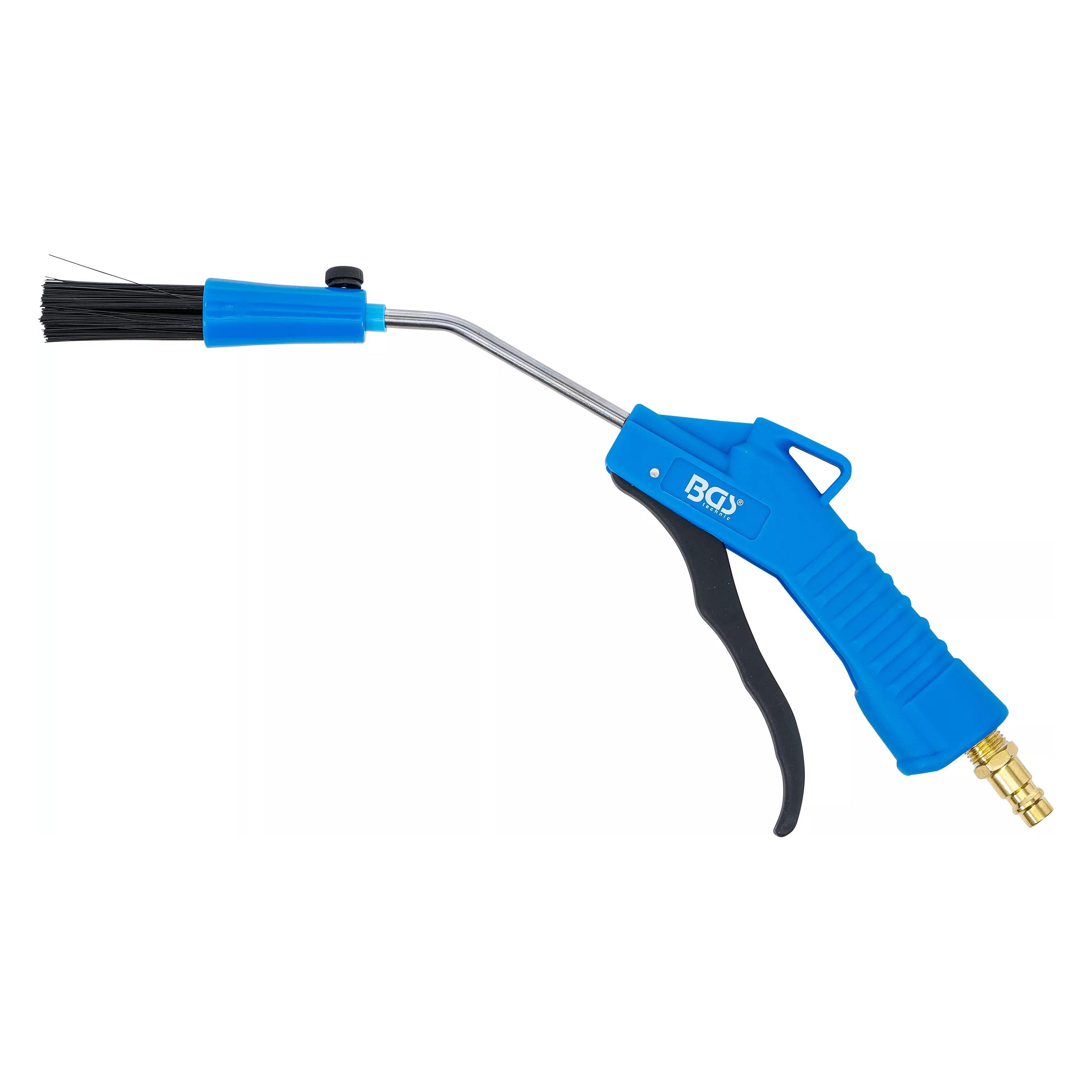 BGS Druckluft-Ausblaspistole mit Pinsel (70972)