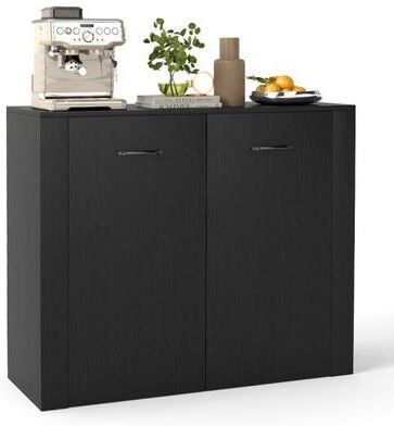"Costway 38"" Buffet Modern Sideboard Cabinet with Storage-Black"