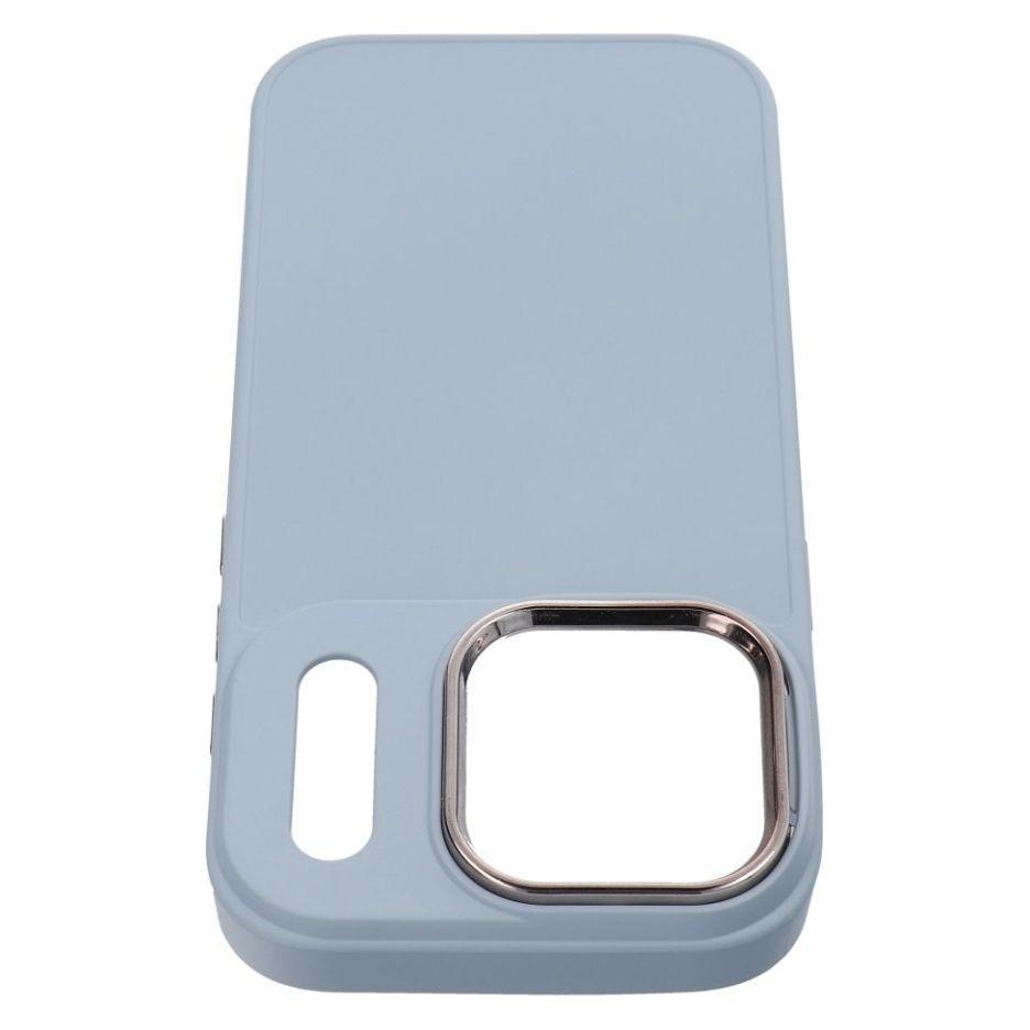 OEM Hülle mit Rückseite für iPhone 17 Pro / 18 Pro, Rahmen hellblau (Apple iPhone 17 Pro) (75096356)