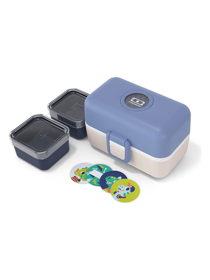 Monbento Lunchbox in Blau/ Creme - 800 ml - onesize