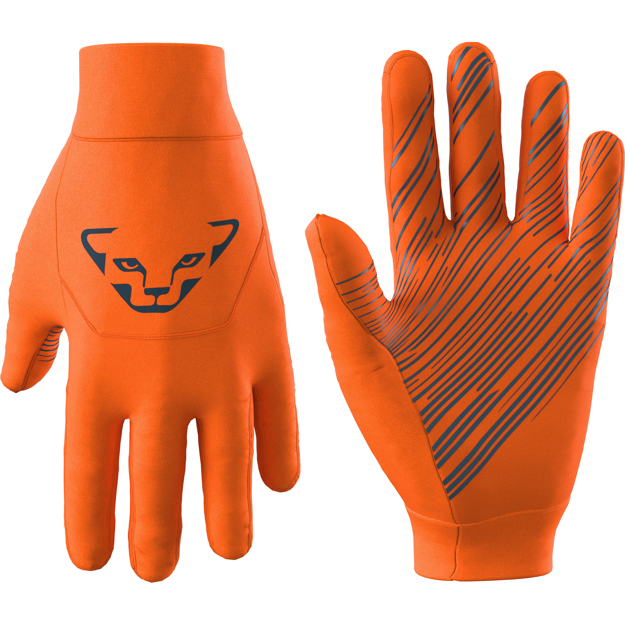Dynafit Upcycled Thermal Skihandschuhe orange Größe XL Trekking Widerstandsfähig Polartec