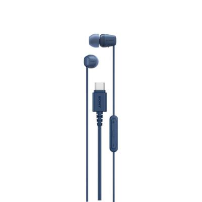 Sony In-Ear-Kopfhörer mit Kabel IER EX15C Blau