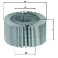 Luftfilter MAHLE LX 578 für BMW R 850 1100