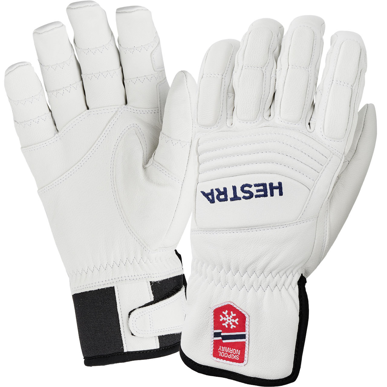 Hestra Herren Handschuh DOWNHILL COMP ERGO GRIP weiß/blau - 10,0