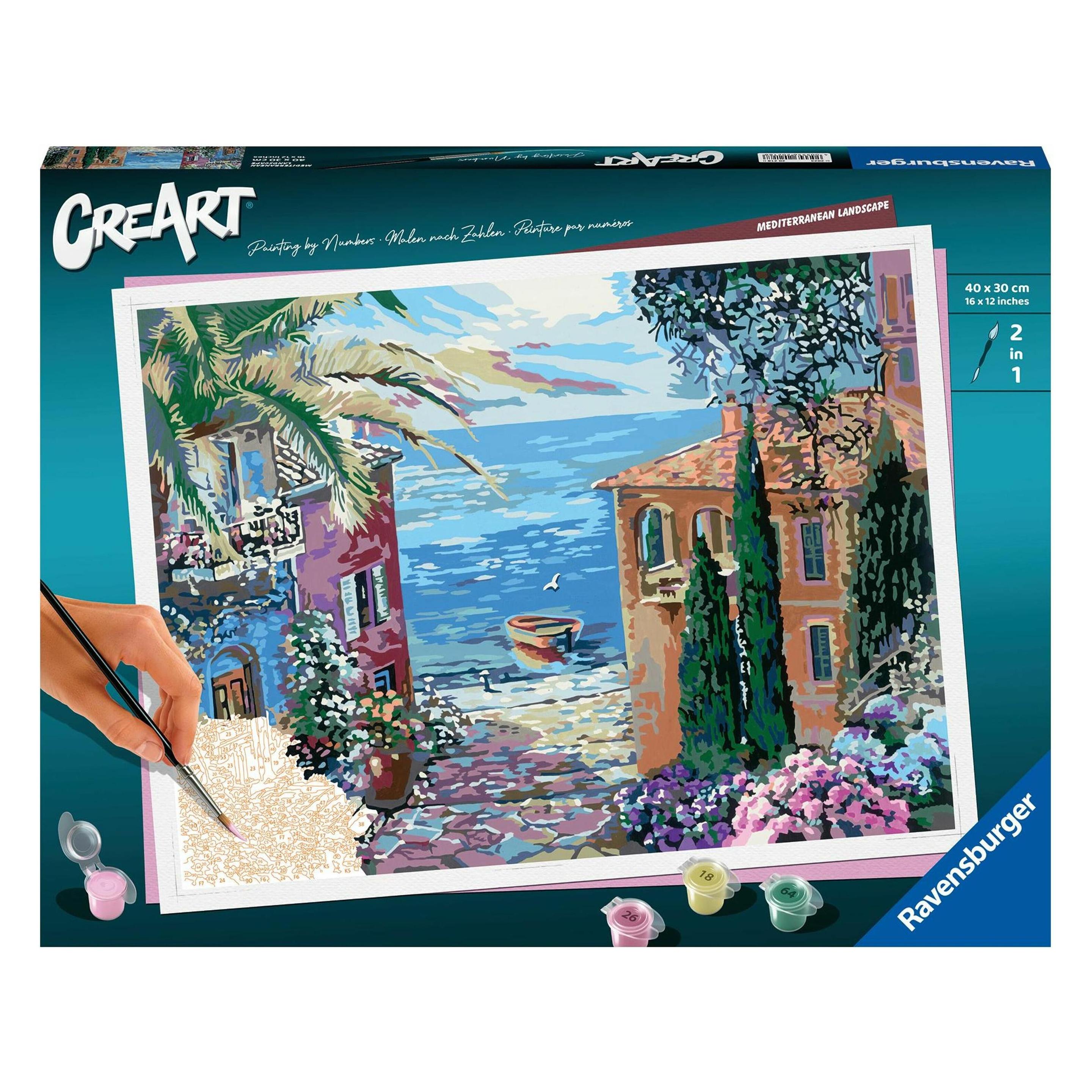 Ravensburger CreArt Mediterranean Landscape (20218)