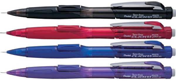 Pentel Twist-Erase C Stiftblyant   0,5 Mm   Blå