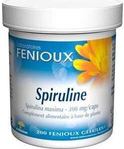 FENIOUX Spirulina 300 mg 200 caps
