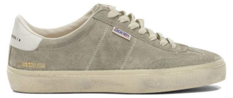 Golden Goose Herren Sneaker Beige Leder Samt