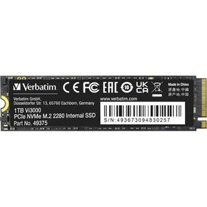Verbatim Festplatte Vi3000, 49375, M.2 2280, intern, M.2 / NVMe, 1TB SSD